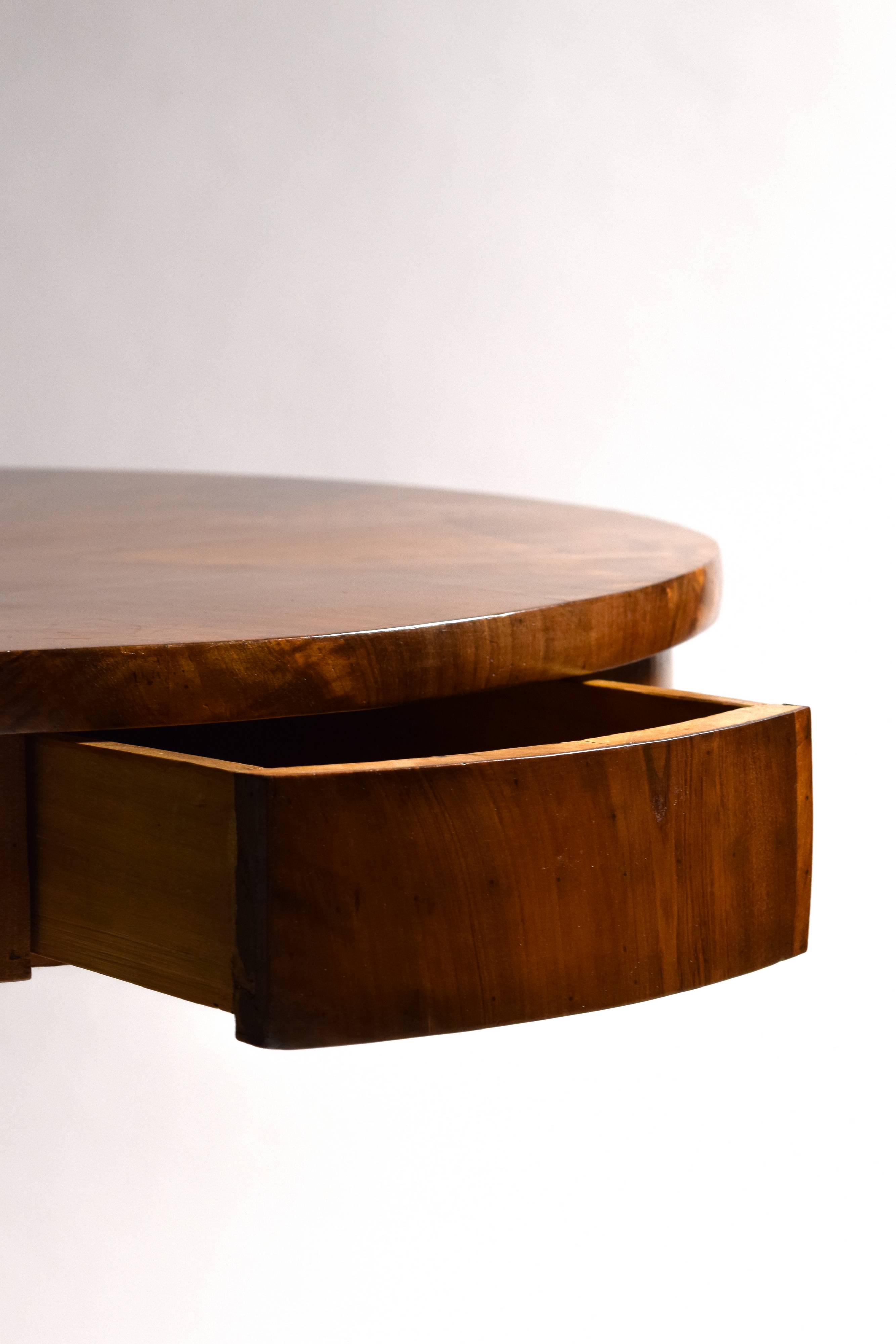 Tavolino tondo, Faenza, XIX secolo